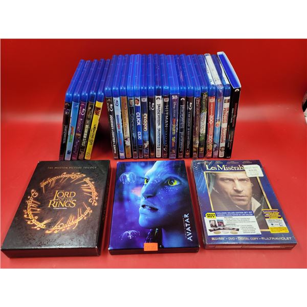 Assorted Blu-Ray DVDs & Lord of The Rings Trilogy