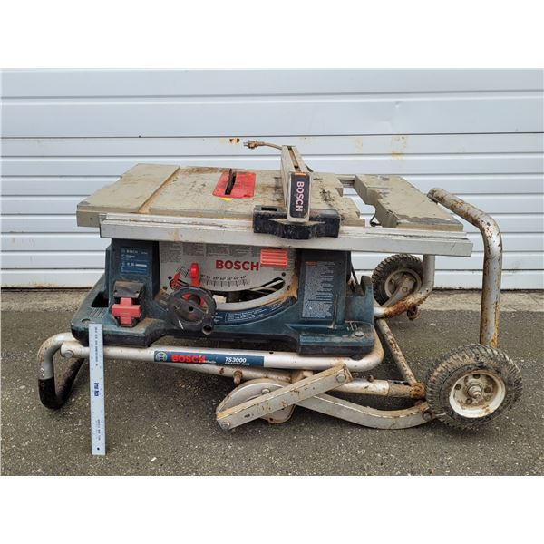 Bosch Worksite Table Saw w/ Gravity-Rise Wheeled Stand