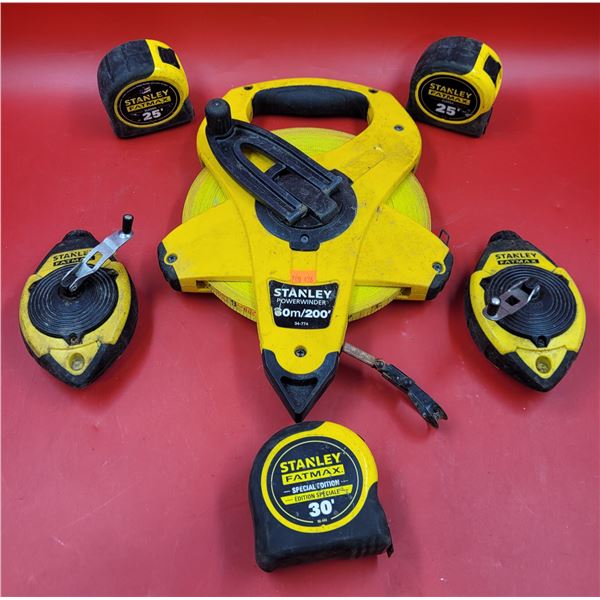 Stanley Tape Measures & Chalk Line Reels