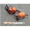 Image 1 : 2 Chainsaws w/ 1 Blade (Husqvarna & Stihl)