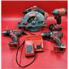 Image 1 : Milwaukee Tool Lot w/ Circular Saw, Drill, Charger, & More
