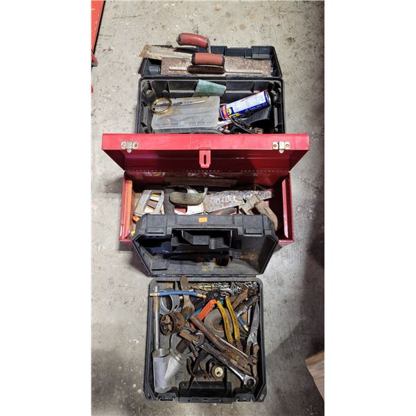3 Cases of Assorted Tools