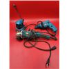 Image 1 : Makita Power Tool Lot w/ Angle Grinder, Finishing Sander, & Drill