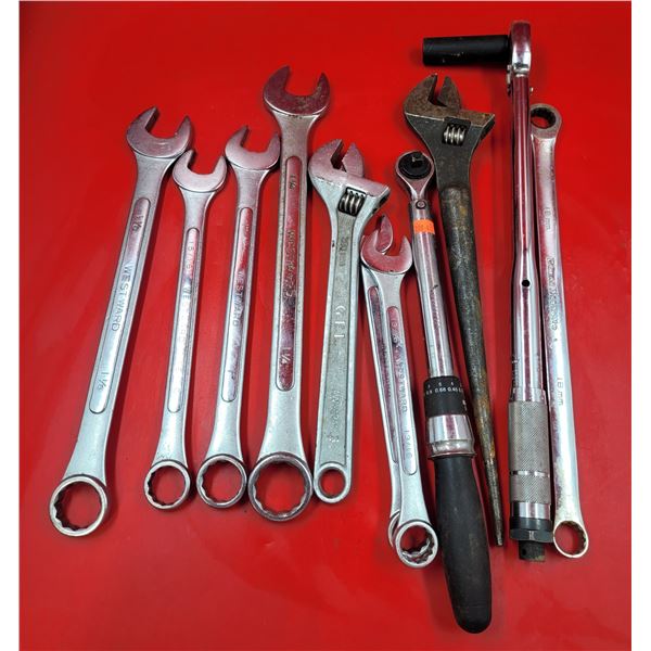 Assorted Wrenches & Ratchet
