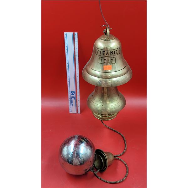 Brass RMS Titanic Ship Bell Replica