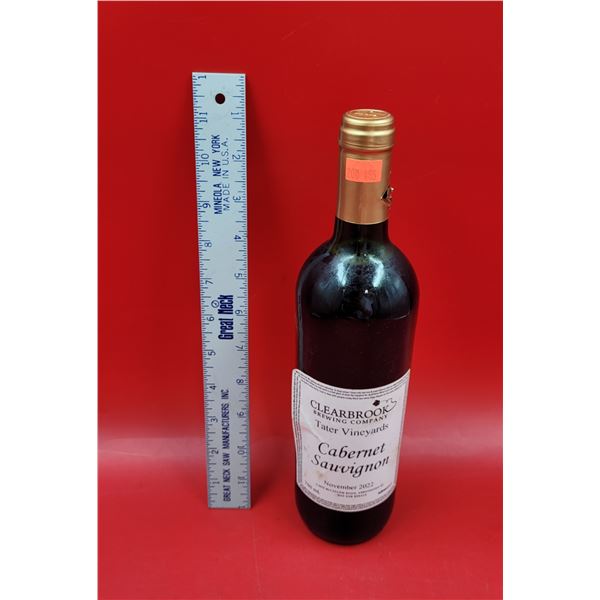 Sealed Clearbrook Brewing Company Cabernet Sauvignon