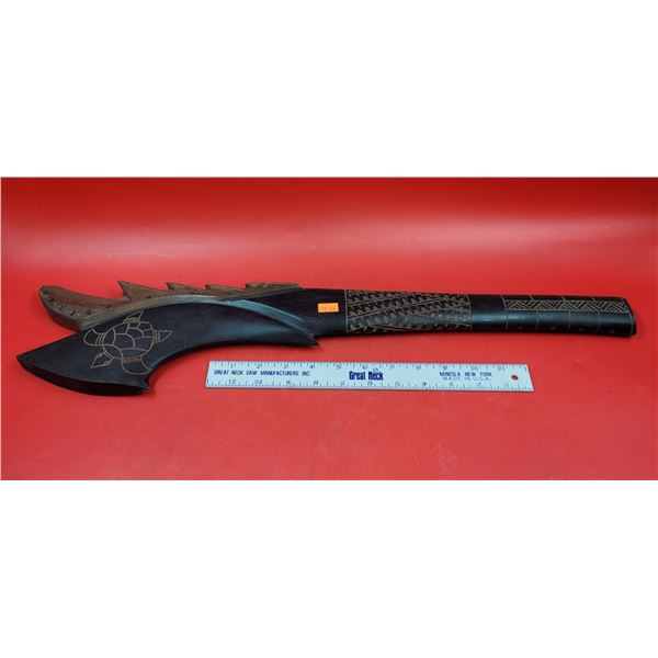 Handmade Wooden Fijian War Club