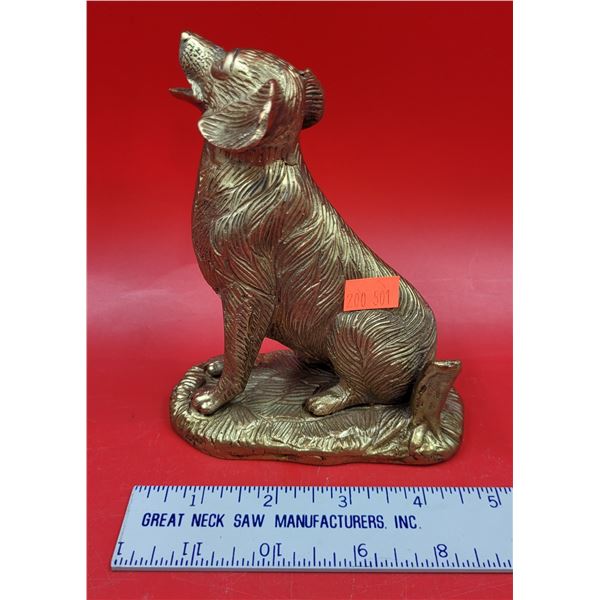 Brass Dog Figurine