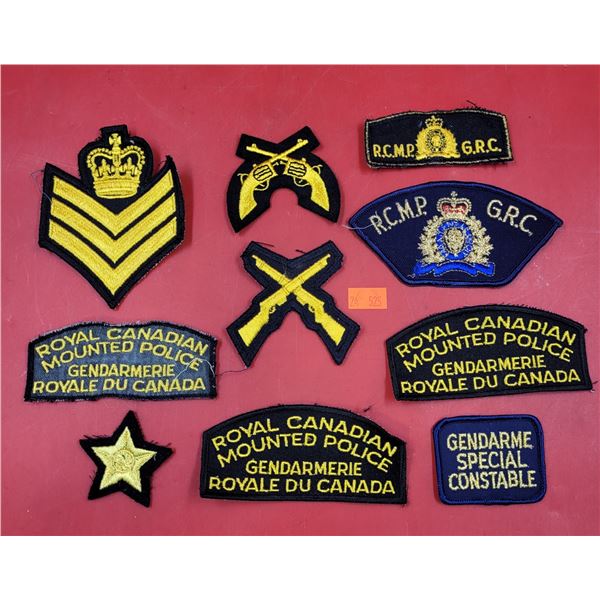 Assorted RCMP Patches