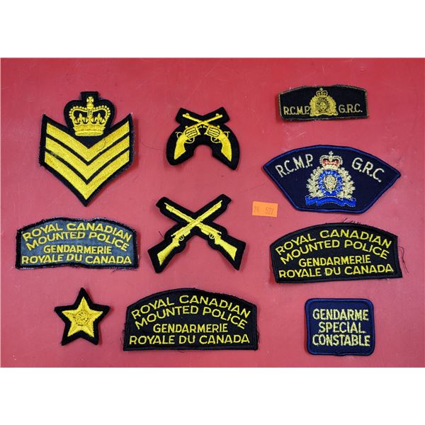 Assorted RCMP Patches