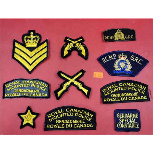 Assorted RCMP Patches