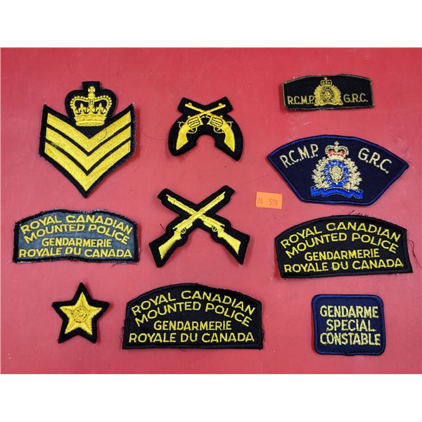 Assorted RCMP Patches