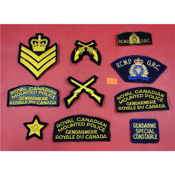 Assorted RCMP Patches