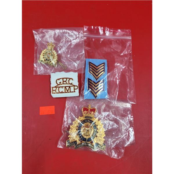 Assorted RCMP Badges & Pins