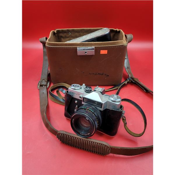 Zenit-EM SLR Camera w/ Case & Manuals