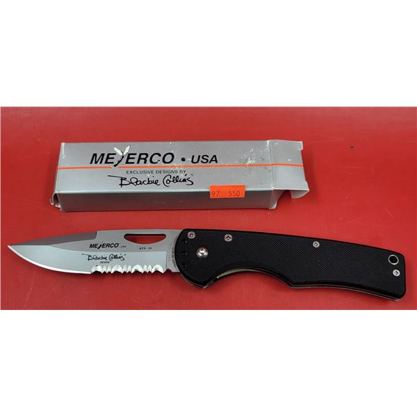 Meyerco Designed by Blackie Collins Tactical Knife Made in Japan