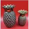 Image 1 : 2 Decorative Brass Pineapples