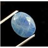 Image 2 : $7,358 Appraisal - 5.45 ct Cert. Med Blue Sapphire Gemstone