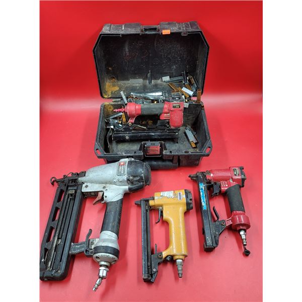 Air Stapler Lot w/ Arrow, Porter + Cable, & More