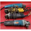 Image 1 : Assorted Angle Grinders (DeWalt, Makita, etc.)