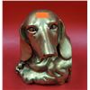 Image 1 : Brass Dog Head Figurine