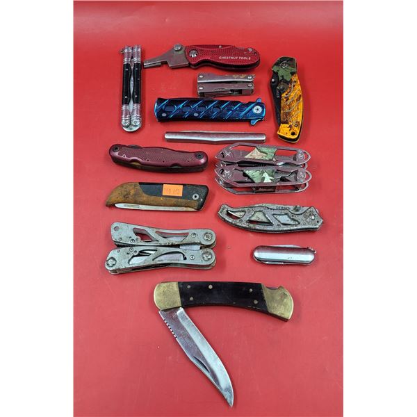 Lot of Multi-Tools & Pocket Knives
