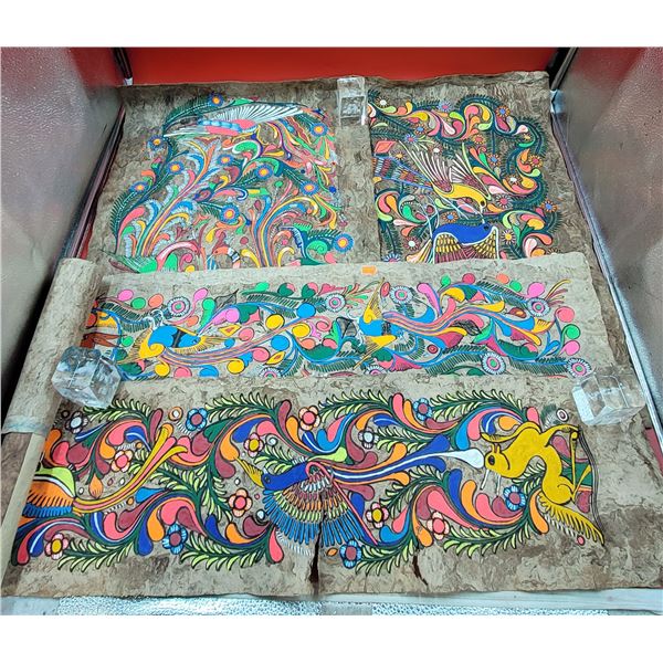 Original Hand-Painted Artwork on Papyrus
