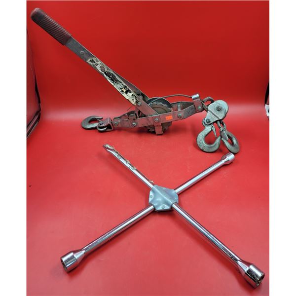 A Come Along & Tie Iron
