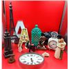 Image 1 : Home Décor Lot w/Cast Iron Towers