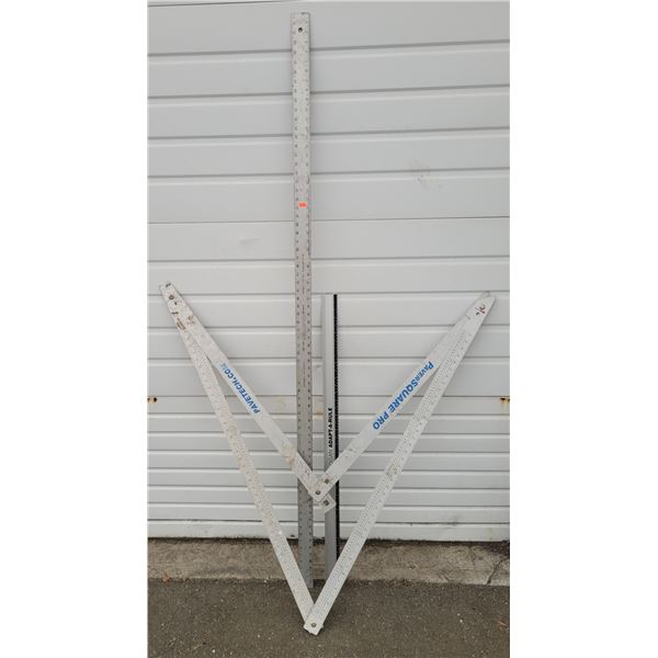 2 Measuring Sticks & Paver Square Pro