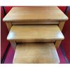 Image 2 : Set of 3 Oak Nesting Tables