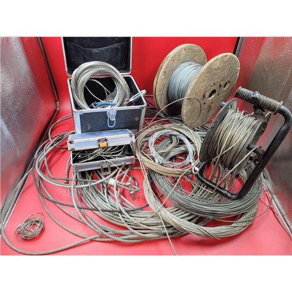 Large Lot Of Wire Rope