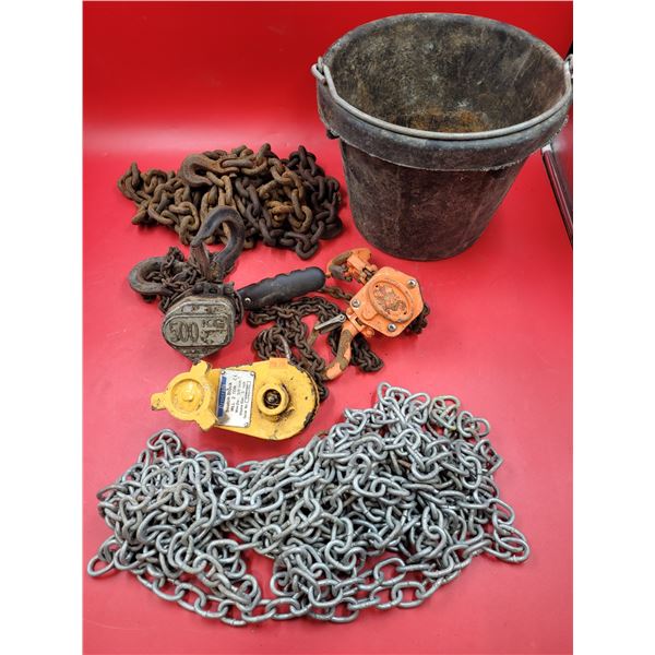 Chain Hoists/Snatch Block and Chains