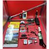 Image 1 : Outdoorsman Equipment Including Knifes/Maps/Axe & WW2 Folding Shovel