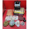 Image 1 : Assorted Sanding Discs, Sand Paper, & Polishing Wheel