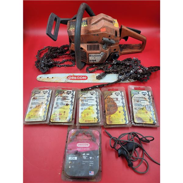 Husqvarna Chainsaw & Assorted Saw Chains