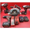 Image 1 : Milwaukee Power Tool Lot w/ 2 Impact Drivers, Circular Saw, Drill, & Chargers