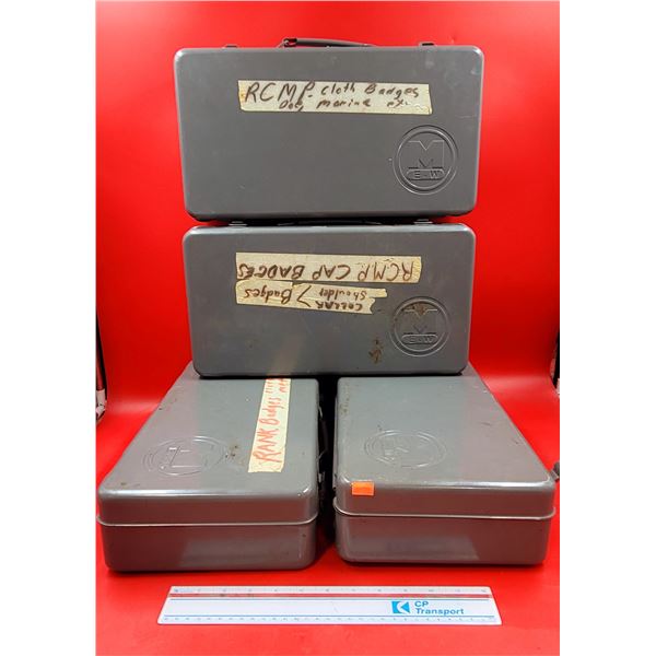 4 Metal Containers