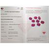 Image 1 : $10,280 Appraisal - 5.14 ct Cert. Red Ruby Gemstone PARCEL