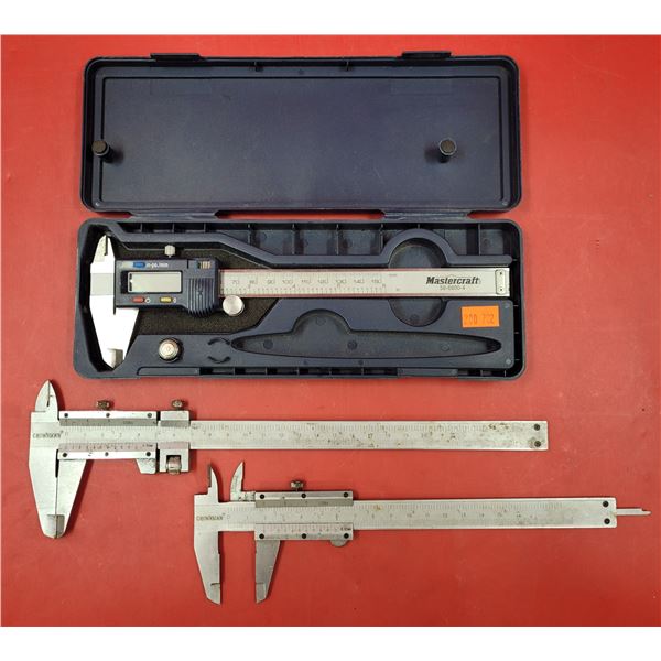 Lot of 3 Calipers (Mastercraft & Crownman)