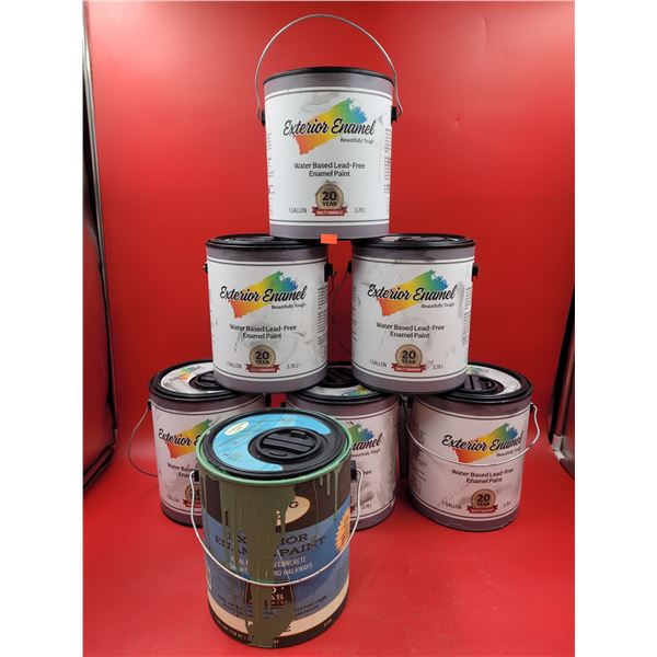 Lot of Movie Prop Paint Cans