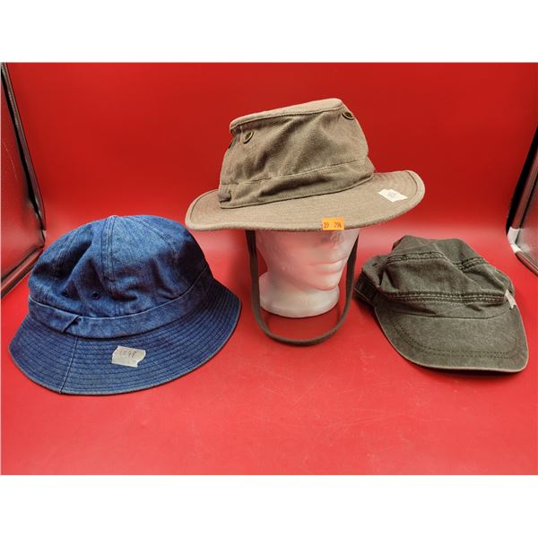 The Tilley Hemp Hat & 2 Denim Hats