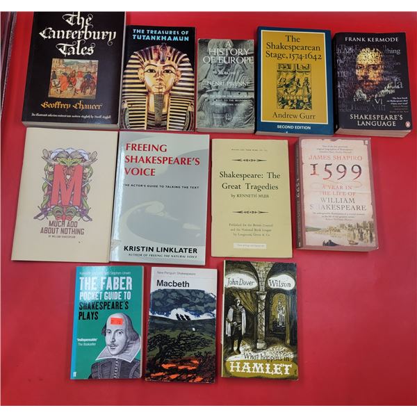 Assorted Shakespeare Books & The Treasures of Tutankhamun