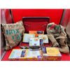Image 1 : VTG Cigar Boxes/Jute Bags & Tiara Suitcase