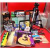 Image 1 : Music Lot w/ Tripod, Music Books, Cassette Tapes, Korg Metronome, & More