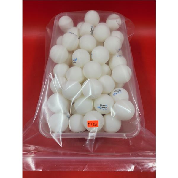 Lot of Ping Pong Balls