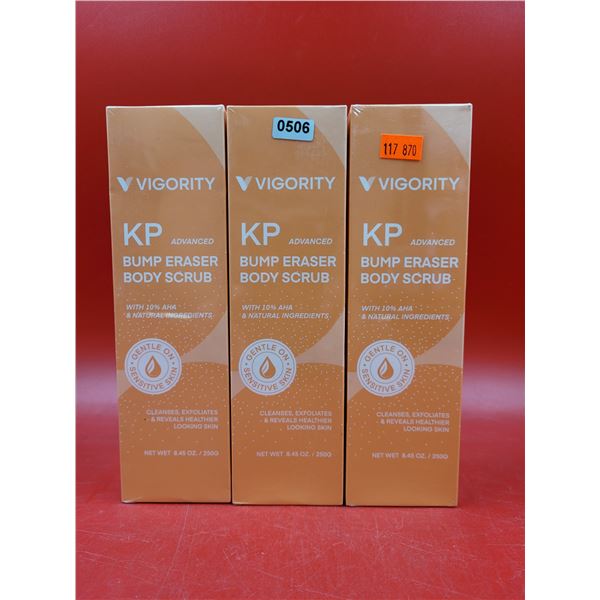 Lot of Vigority Bump Eraser Body Scrubs