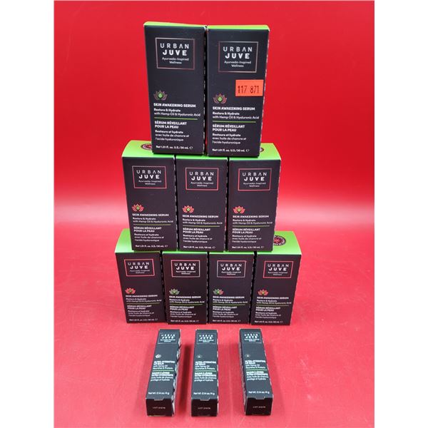 Lot of Urban Juve Skin Awakening Serums & Hydrating Lip Balms