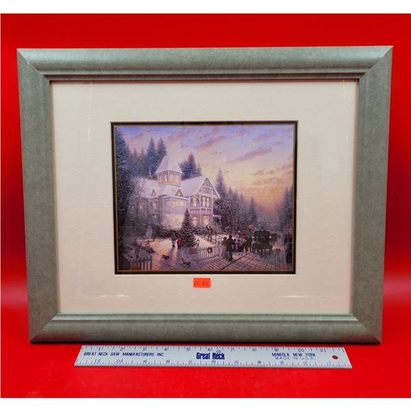 Framed "Victorian Christmas" Print by Thomas Kinkade