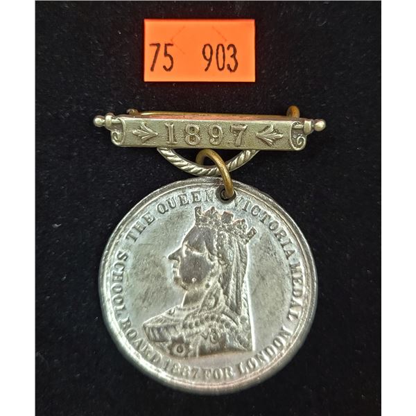 1897 Queen Victoria School Attendance Medal